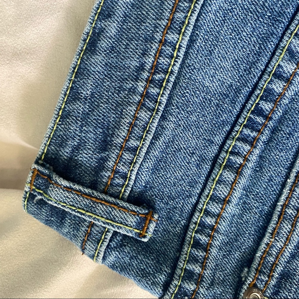 🌈Moto Denim Split Skirt - Picture 5 of 16